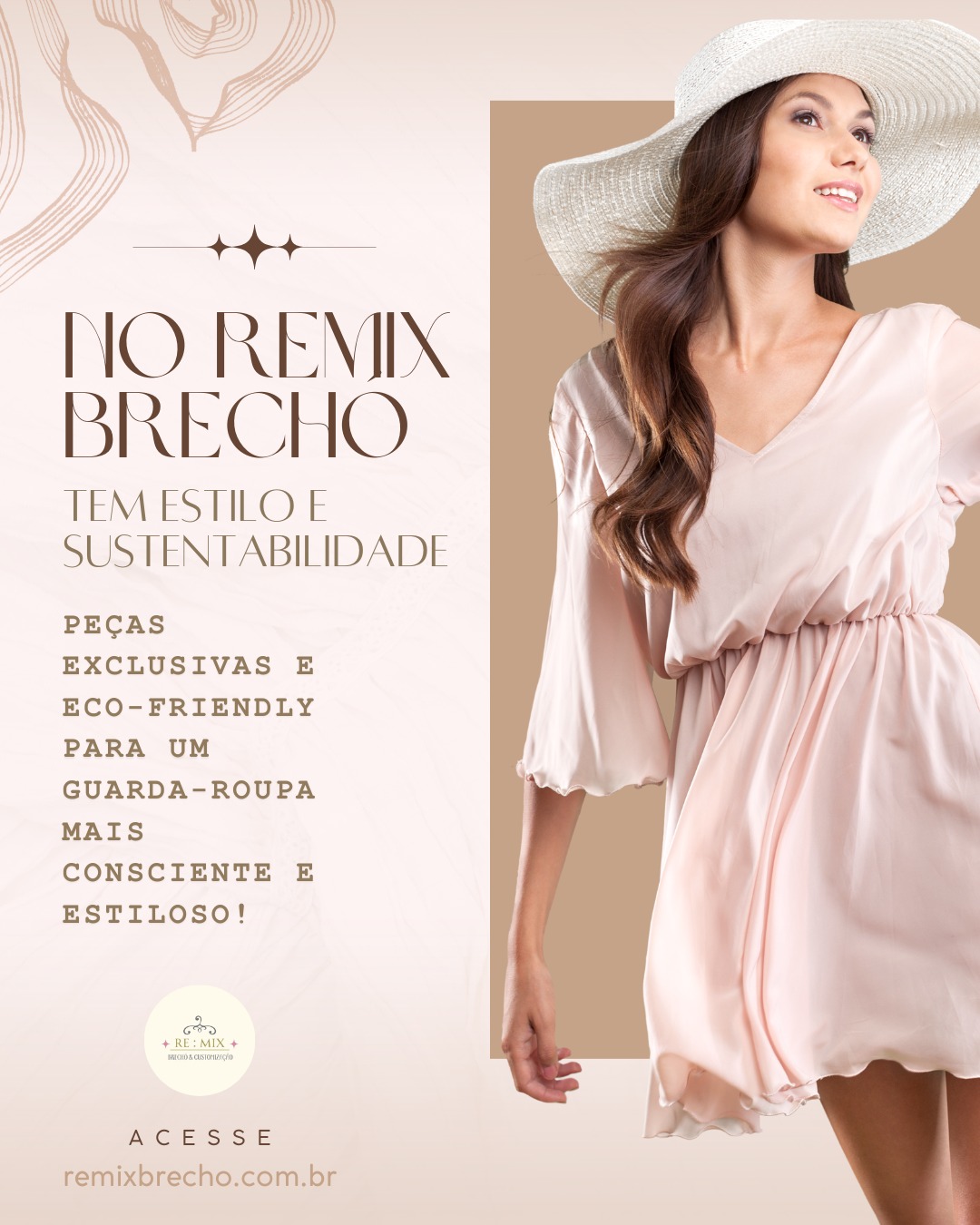 Peças únicas e sustentáveis!