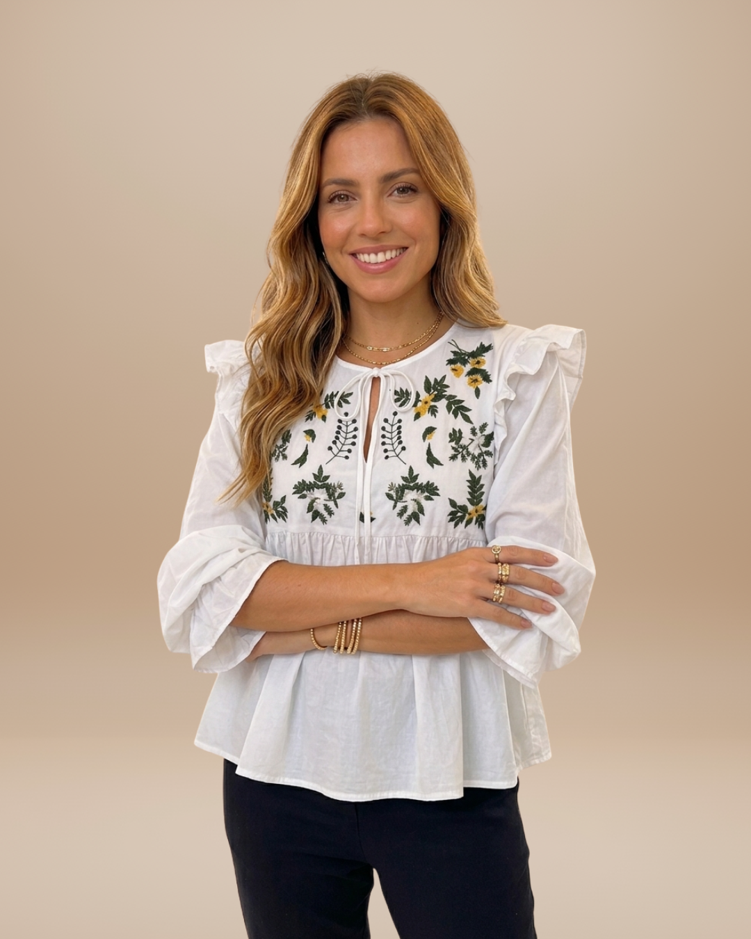 Blusa estilo bata