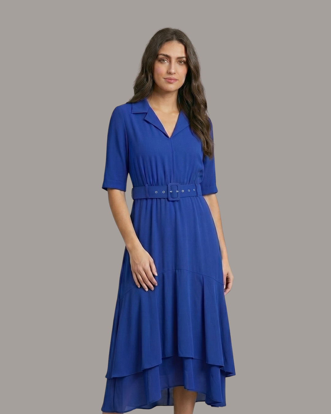 VESTIDO LONGO ALFAITARIA